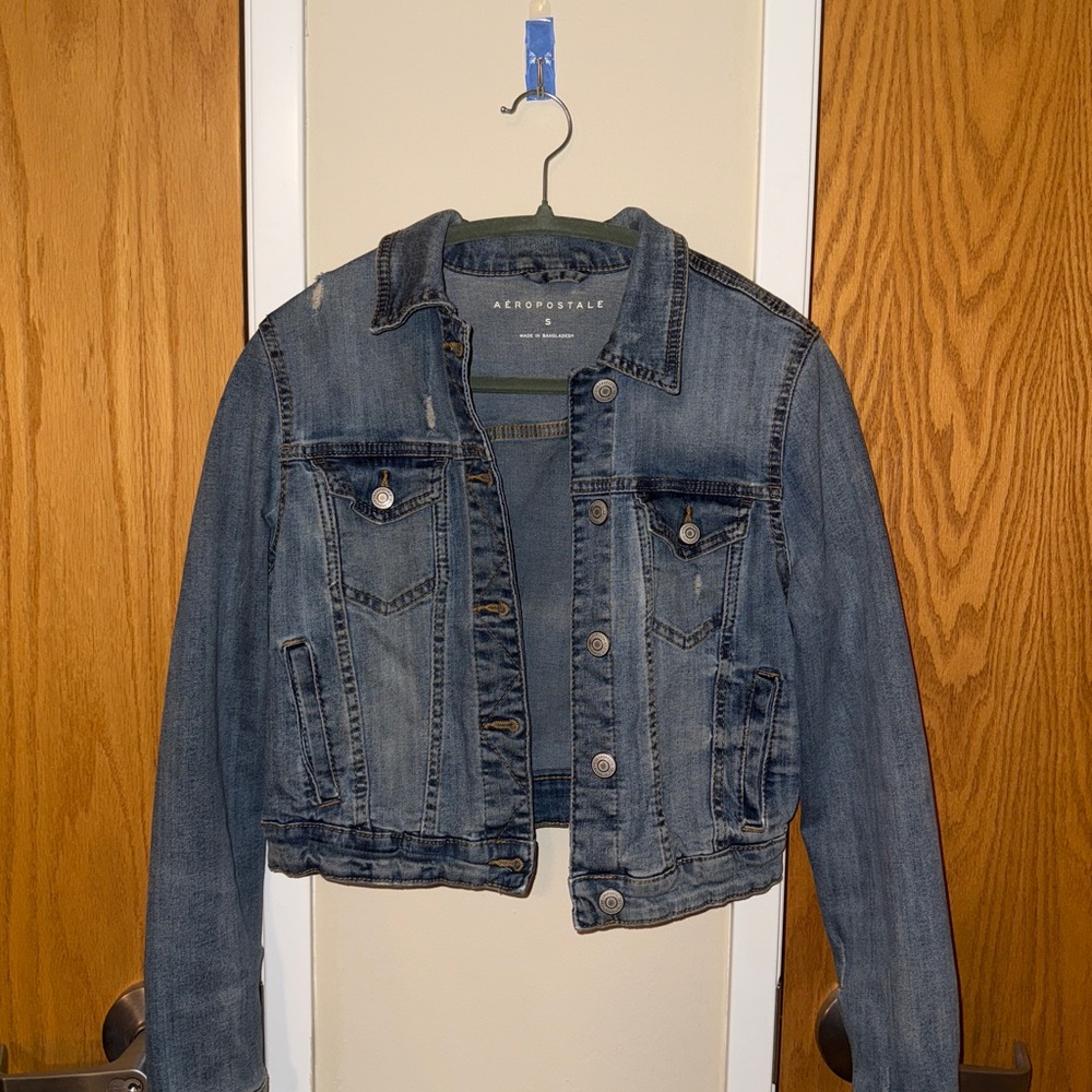Aeropostale Women's Blue Denim Jacket